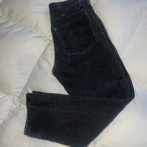 32x30 Black Rustler Jeans